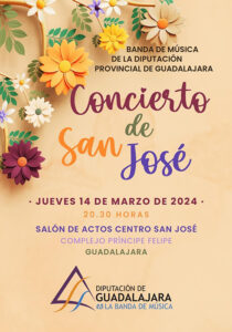 La Banda Provincial de Música de Guadalajara ofrece este jueves el concierto de San José en el Complejo Príncipe Felipe