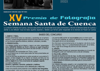 La Junta de Cofradías convoca la XV edición de su Premio de Fotografía “Semana Santa de Cuenca” La Junta de Cofradías convoca la XV edición de su Premio de Fotografía “Semana Santa de Cuenca”