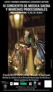 La Negación celebrará el 9 de marzo el IV Concierto de Música Sacra y Marchas procesionales