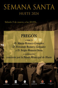 La parroquia San Esteban Protomártir de Huete acoge el pregón y concierto de Semana Santa