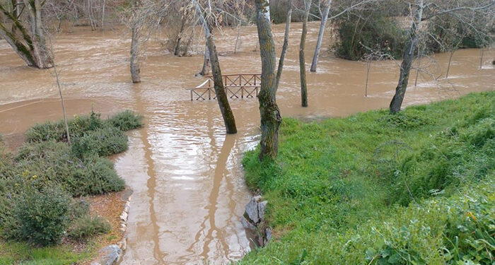 La Policía Local de Guadalajara corta los accesos peatonales al río Henares