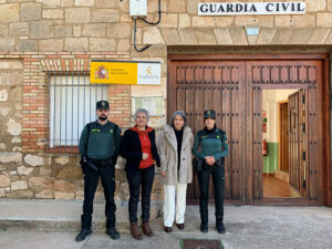 La subdelegada del Gobierno visita el Cuartel de la Guardia Civil en Torrejoncillo del Rey