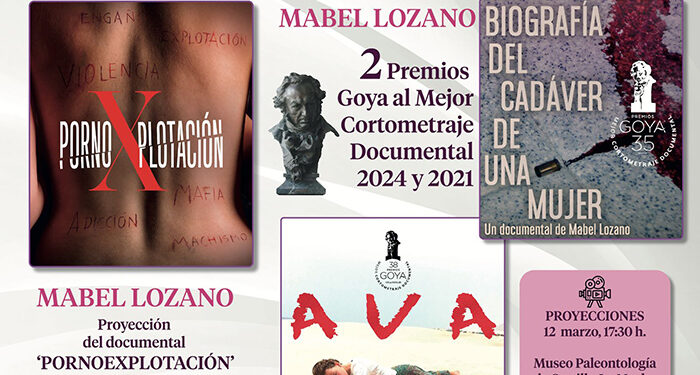 Mabel Lozano participa en Cuenca en la proyección de sus documentales ‘Ava’, ‘Pornoexplotación’ y ‘Biografía del cadáver de una mujer’, enmarcados en el 8M