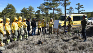 Marian López asegura que los Servicios de Extinción de Incendios de Cuenca “son una referencia” para los estudiantes de Gestión Forestal
