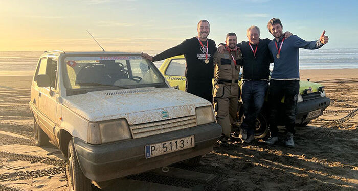 Seis cabanilleros participaron en la “Panda Raid”, el rally de los Seat Panda 1 Seis cabanilleros participaron en la “Panda Raid”, el rally de los Seat Panda