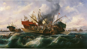 Una exposición detalla la Batalla de Lepanto en la biclioteca municipal de Alovera