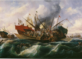 Una exposición detalla la Batalla de Lepanto en la biclioteca municipal de Alovera