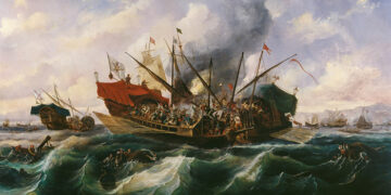 Una exposición detalla la Batalla de Lepanto en la biclioteca municipal de Alovera