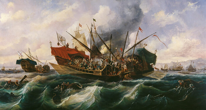 Una exposición detalla la Batalla de Lepanto en la biclioteca municipal de Alovera