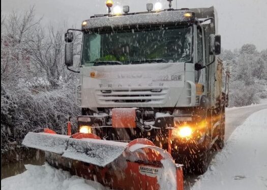 Un paseo por el nevazo en la Sierra