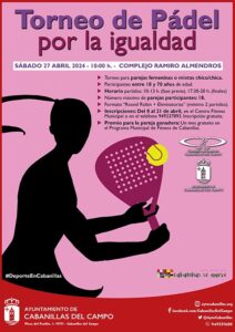 Cabanillas acoge un torneo de pádel por la igualdad