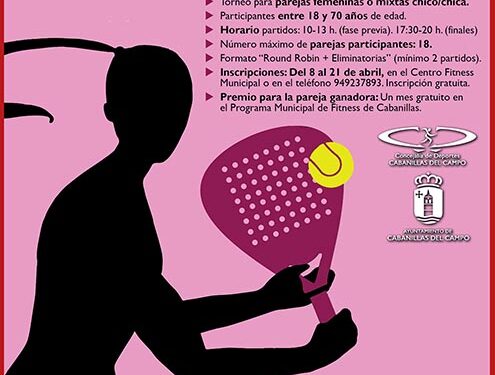 Cabanillas acoge un torneo de pádel por la igualdad