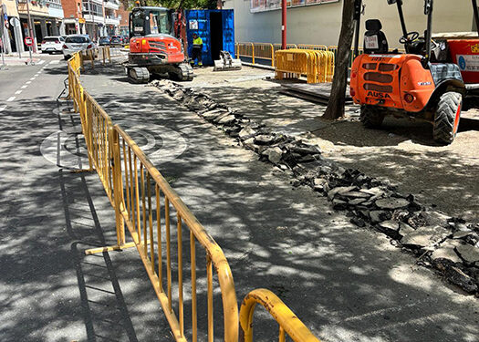 Comienzan las obras de mejora de redes de agua de la calle Cuenca de Azuqueca