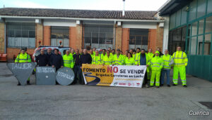 Continúan las protestas contra el deterioro del taller de Fomento en Cuenca