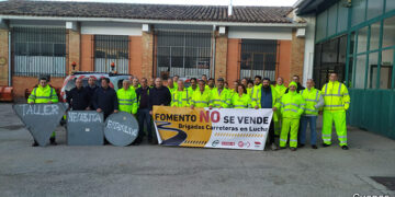Continúan las protestas contra el deterioro del taller de Fomento en Cuenca
