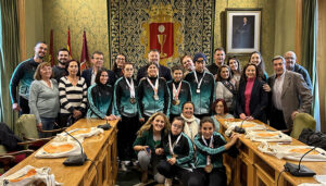 Dolz da la enhorabuena a las gimnastas del Club Rítmica Dansei por su tercer puesto en el Campeonato de España de Gimnasia Rítmica de Feddi
