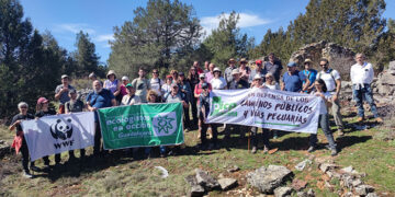 Ecologistas en Acción de Guadalajara afirma que la modificación de la Ley de Caza y el despliegue de las plantas fotovoltaicas amenazan las vías pecuarias y los caminos públicos