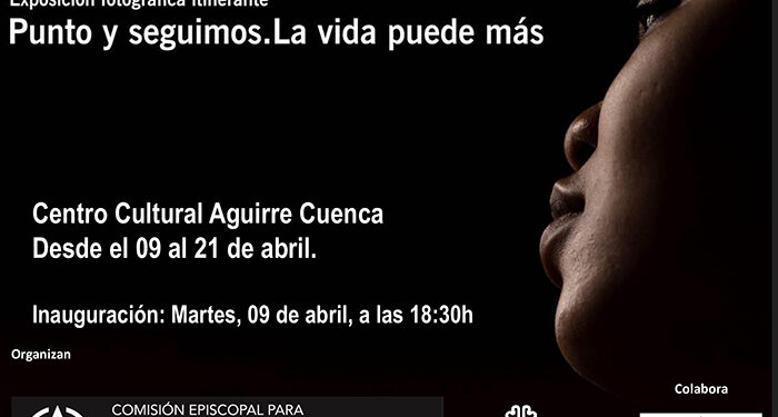 El Centro Cultural Aguirre acoge la exposición “Punto y seguimos. La vida puede más” para concienciar del problema de la trata de personas 1 El Centro Cultural Aguirre acoge la exposición “Punto y seguimos. La vida puede más” para concienciar del problema de la trata de personas
