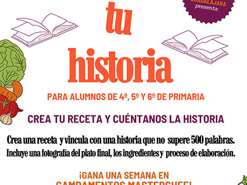 El Centro Integrado de FP de Guadalajara convoca el concurso ´Cocina tu Historia´ cuyo premio será la participación en un campamento de Mastercheff 1 El Centro Integrado de FP de Guadalajara convoca el concurso ´Cocina tu Historia´ cuyo premio será la participación en un campamento de Mastercheff