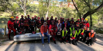 El Gobierno regional elige Cuenca para formar a una veintena de bomberos de la región en técnicas de rescate acuático
