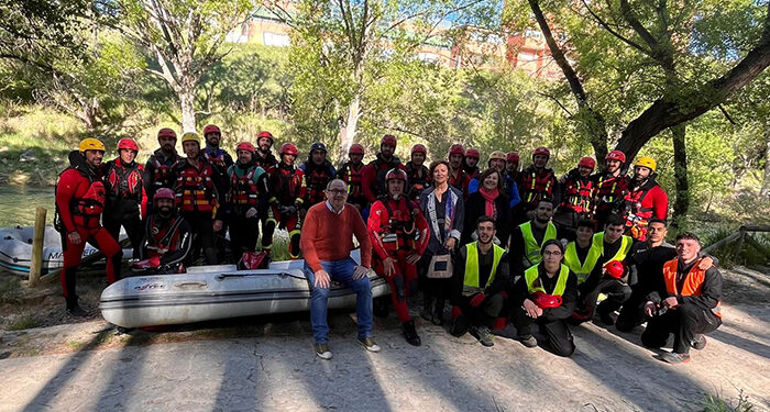 El Gobierno regional elige Cuenca para formar a una veintena de bomberos de la región en técnicas de rescate acuático