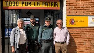 El puesto de la Guardia Civil en Campillo de Altobuey tendrá mejoras en los accesos y puerta de garaje en los próximos meses