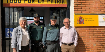 El puesto de la Guardia Civil en Campillo de Altobuey tendrá mejoras en los accesos y puerta de garaje en los próximos meses