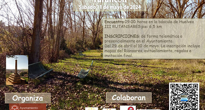 El sábado 11 de mayo se celebrará la III Rutansares