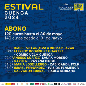 Estival Cuenca 24 pone a la venta los abonos para 13 conciertos