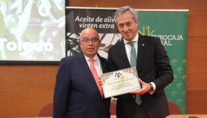 Eurocaja Rural, distinguida con el premio 'Cornicabra de Oro' por la DOP Aceite Montes de Toledo