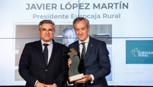 Eurocaja Rural, reconocida como entidad financiera de referencia en los premios 'I Distinciones Río Tajo'