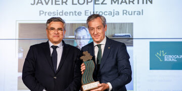 Eurocaja Rural, reconocida como entidad financiera de referencia en los premios 'I Distinciones Río Tajo'