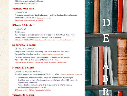 Fiesta literaria en Valdeluz