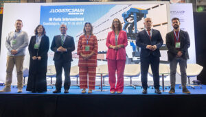 Guarinos corta la cinta inaugural de la III Feria Logistics Spain