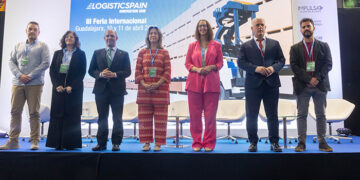 Guarinos corta la cinta inaugural de la III Feria Logistics Spain