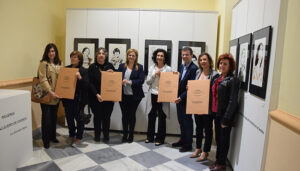 La Diputación de Cuenca acoge hasta finales de mayo la exposición ‘Mujeres del callejero’ de los alumnos de la Escuela de Arte Cruz Novillo