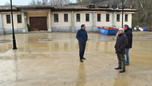 La Diputación de Cuenca está invirtiendo 40.000 euros en arreglar la cubierta del Centro Social de Palomera