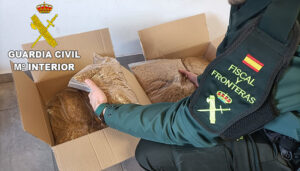 La Guardia Civil de Cuenca interviene 38 kilogramos de picadura de tabaco ilegal en un día