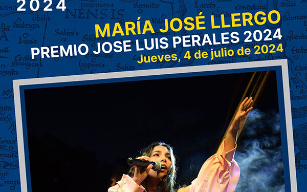 La cordobesa María José Llergo recibirá el primer premio José Luis Perales de Estival Cuenca 1 La cordobesa María José Llergo recibirá el primer premio José Luis Perales de Estival Cuenca