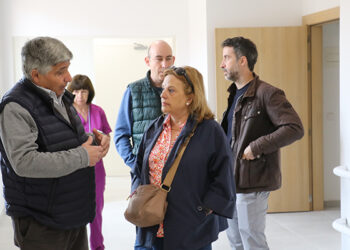 La delegada de Bienestar Social visita la ampliación de la Residencia Virgen de los Enebrales de Tamajón