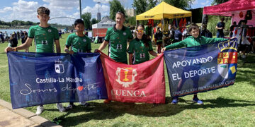 Los infantiles del Club Piragüismo Cuenca se estrenan en un Campeonato de España con notables resultados