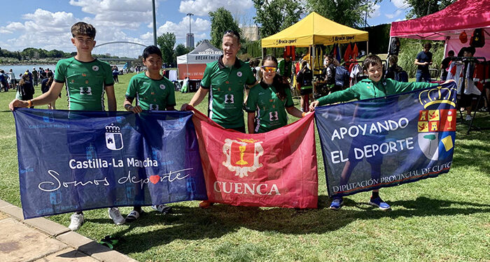 Los infantiles del Club Piragüismo Cuenca se estrenan en un Campeonato de España con notables resultados