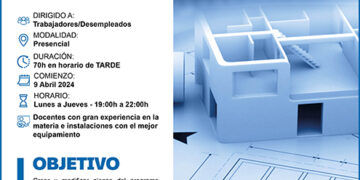 Últimas plazas para los cursos gratuitos de Inglés A2 y Autocad 3d de CEOE-Cepyme Guadalajara