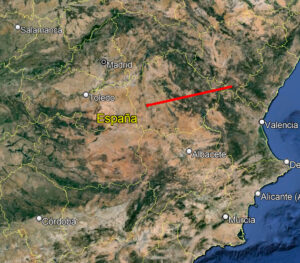 Un gran bola de fuego recorre el cielo de Teruel para finalizar en Fuentelespino de Haro