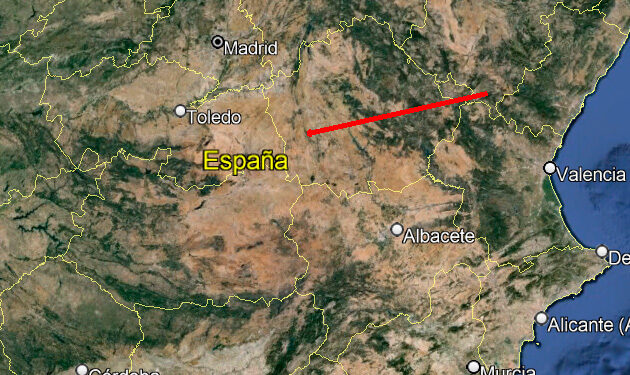Un gran bola de fuego recorre el cielo de Teruel para finalizar en Fuentelespino de Haro 1 Un gran bola de fuego recorre el cielo de Teruel para finalizar en Fuentelespino de Haro
