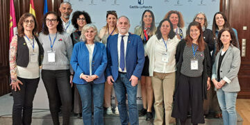 Un grupo de docentes del proyecto internacional ‘Digital Drama’ visita la Delegación de Educación, Cultura y Deportes de Guadalajara