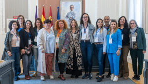 Un grupo de profesores del Proyecto Erasmus Digital Drama visita el ayuntamiento de Guadalajara