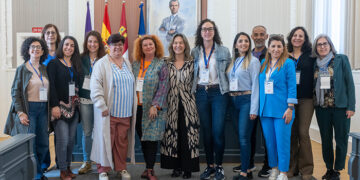 Un grupo de profesores del Proyecto Erasmus Digital Drama visita el ayuntamiento de Guadalajara