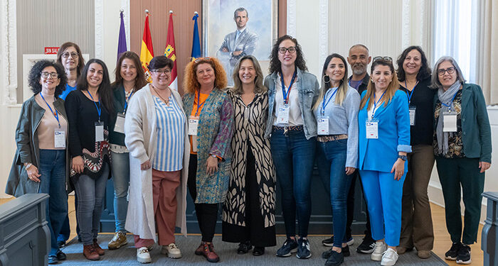 Un grupo de profesores del Proyecto Erasmus Digital Drama visita el ayuntamiento de Guadalajara
