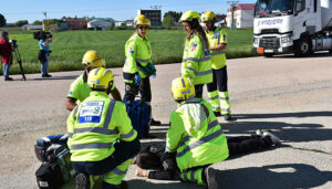 Un total de 170 efectivos participan en un simulacro en Montalbo con el objetivo de ejercitar y reforzar la activación y aplicación eficaz del PETCAM